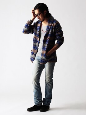 佐藤嘉紀さん（メンズ・174cm）の秋コーディネート