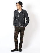 BEAMS（ビームス）の「□Schott×BEAMS / 別注 ONE STAR DENIM RIDERS