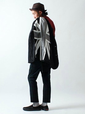 佐藤嘉紀さん（メンズ・174cm）の秋コーディネート