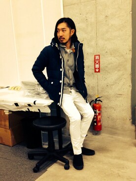 佐藤嘉紀さん(メンズ・174cm)の冬コーディネート