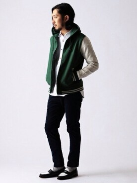 佐藤嘉紀さん（メンズ・174cm）の冬コーディネート