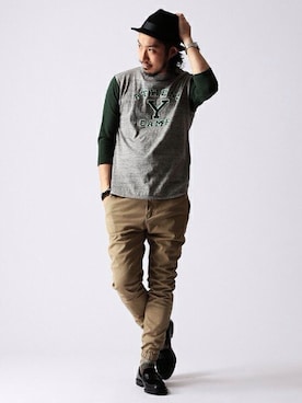 佐藤嘉紀さん(メンズ・174cm)の冬コーディネート