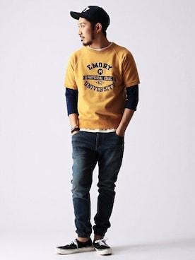 佐藤嘉紀さん（メンズ・174cm）の冬コーディネート