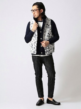 佐藤嘉紀さん（メンズ・174cm）の冬コーディネート