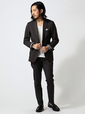 佐藤嘉紀さん（メンズ・174cm）の冬コーディネート