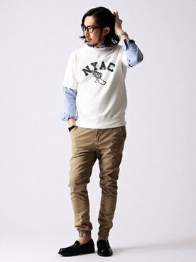 佐藤嘉紀さん（メンズ・174cm）の冬コーディネート