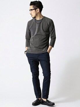 佐藤嘉紀さん（メンズ・174cm）の春コーディネート