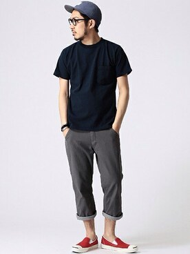 「convease」｜佐藤嘉紀さん（メンズ・174cm）の春コーディネート
