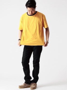 「BEAMES」｜佐藤嘉紀さん（メンズ・174cm）の春コーディネート