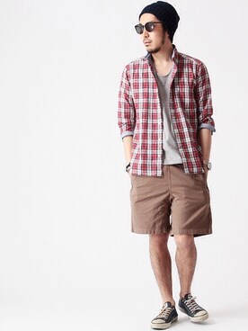 佐藤嘉紀さん（メンズ・174cm）の春コーディネート