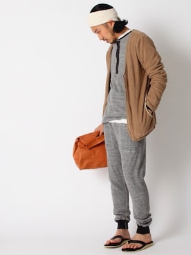 佐藤嘉紀さん（メンズ・174cm）の春コーディネート