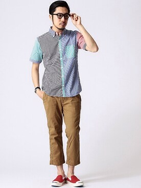 佐藤嘉紀さん（メンズ・174cm）の春コーディネート