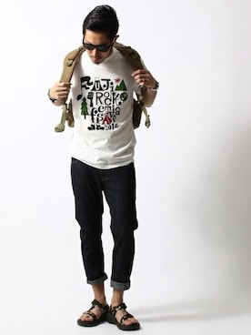 佐藤嘉紀さん（メンズ・174cm）の春コーディネート