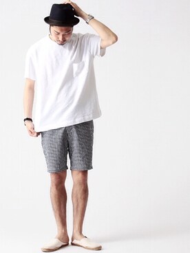 佐藤嘉紀さん(メンズ・174cm)の夏コーディネート