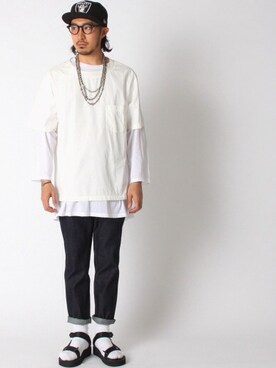 佐藤嘉紀さん（メンズ・174cm）の夏コーディネート