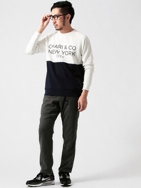 佐藤嘉紀さん（メンズ・174cm）の秋コーディネート