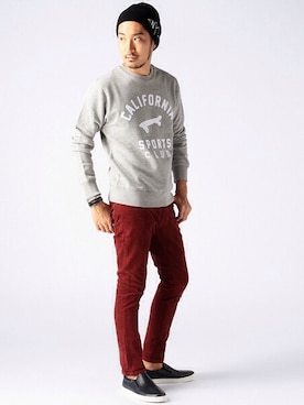 佐藤嘉紀さん（メンズ・174cm）の秋コーディネート