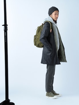 佐藤嘉紀さん（メンズ・174cm）の秋コーディネート