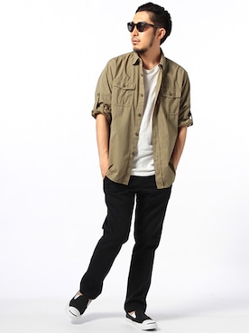 佐藤嘉紀さん（メンズ・174cm）の夏コーディネート