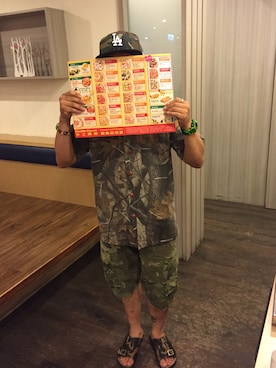 「DC（ディーシー）のアイテム（パンツ）」を使った、kawsxxさん（メンズ・167cm）の夏コーディネート