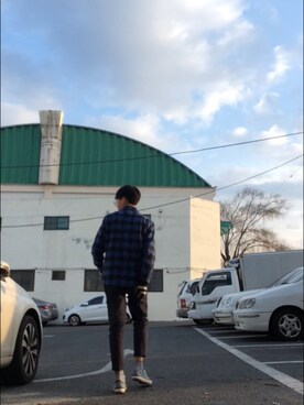 「checkerboard」｜sk8shさん（メンズ・184cm）の冬コーディネート