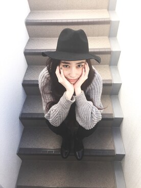 松田園子さん（レディース・167cm）の秋コーディネート