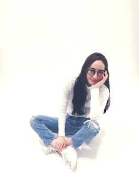 松田園子さん（レディース・167cm）の春コーディネート