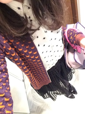 「LOEWE」｜「アイテム（その他アウター）」を使った、Reinaさん（レディース・157cm）の春コーディネート