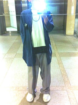 スラックスを使った 若作り のメンズ人気ファッションコーディネート Wear