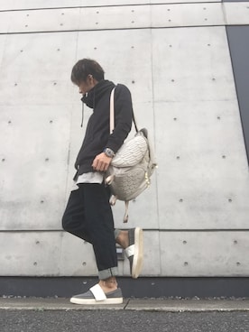 「ロング丈パーカー」｜クロラッコ-cloraK-さん（メンズ・170cm）の秋コーディネート