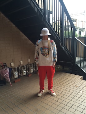 「tricot COMME des GARCONS（トリココムデギャルソン）のアイテム（アクセサリー）」を使った、すしおさん（メンズ・172cm）の冬コーディネート