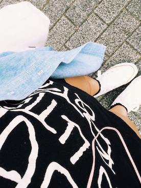 「stussywomen」｜「アイテム（ジャケット/アウター）」を使った、Mai Tanemuraさん（レディース・153cm）の夏コーディネート