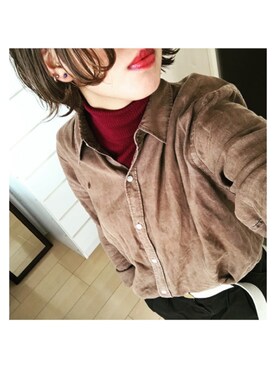 ふわんご®︎さん（レディース・160cm）の冬コーディネート