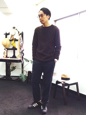 きいちさん（メンズ・180cm）の秋コーディネート