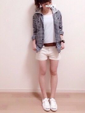「CONVERSE（コンバース）のCONVERSE コンバース ジャック パーセル / JACK PURCEL（スニーカー）」を使った、mAy☆uMeさん（レディース・158cm）の春コーディネート