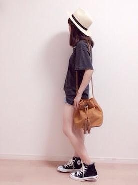 「Rodeo Crowns（ロデオクラウンズ）のアイテム」を使った、mAy☆uMeさん（レディース・158cm）の夏コーディネート