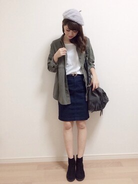 「Three Four Time（ｽﾘｰﾌｫｰﾀｲﾑ）のアイテム」を使った、mAy☆uMeさん（レディース・158cm）の秋コーディネート