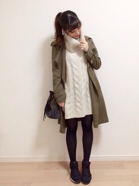 「amelier MAJESTIC LEGON（アメリエルマジェスティックレゴン）のアイテム」を使った、mAy☆uMeさん（レディース・158cm）の冬コーディネート
