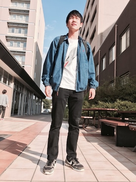 「Ralph Lauren」｜「アイテム（ブルゾン）」を使った、Yamanさん（メンズ・180cm）の秋コーディネート