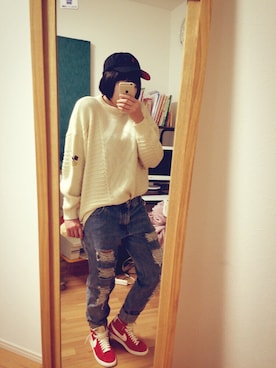 「ポールスミス」｜オゴちゃんさん（レディース・161cm・10代）の冬コーディネート