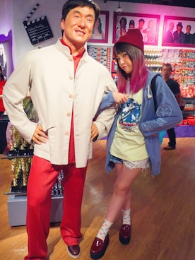 「EMODA（エモダ）のアイテム（その他シューズ）」を使った、310さん（レディース・155cm）の夏コーディネート