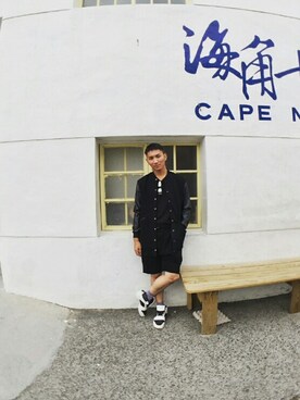 「旅遊」｜李小岳さん（メンズ・178cm）の秋コーディネート