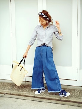 「チャイハネ（チャイハネ）のアイテム」を使った、maiさん（レディース・165cm）の春コーディネート