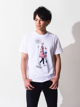 「BLACK LABEL CRESTBRIDGE（ブラックレーベル・クレストブリッジ）のアイテム（トップス）」を使った、T.Tsukamotoさん（メンズ・181cm）の秋コーディネート