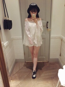 「SNIDEL（スナイデル）のアイテム（チュニック）」を使った、Joyceさん（レディース・160cm）の春コーディネート