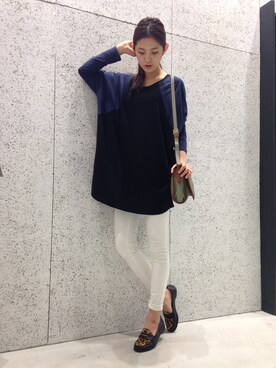 片桐ゆたかさん（レディース・172cm）の春コーディネート