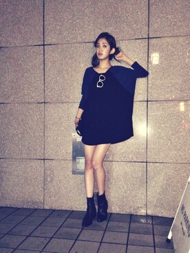 片桐ゆたかさん（レディース・172cm）の秋コーディネート