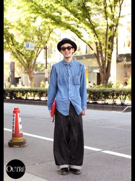 ケンシローさん（メンズ・185cm）の秋コーディネート