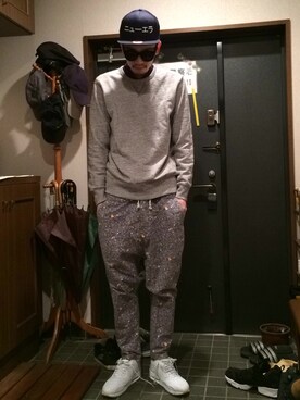 ケンシローさん（メンズ・185cm）の冬コーディネート