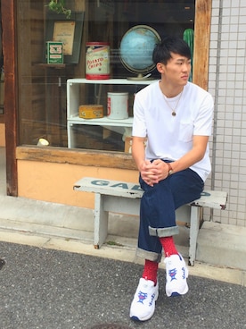 かるいしともやさんの（KIKS TYO | キックスティーワイオー）を使ったコーディネート
